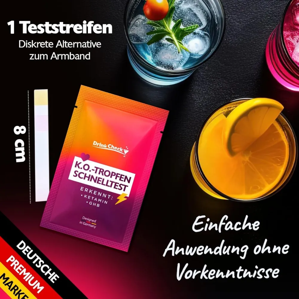 DrinkCheck K.O. Tropfen Schnelltest| New
