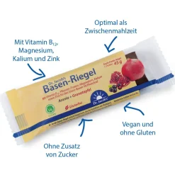 Dr. Jacob's Basen-Riegel Granatapfel Dattel Frucht Protein Vitamin B12 vegan|Dr. Jacob's Sale