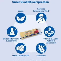 Dr. Jacob's Basen-Riegel Granatapfel Dattel Frucht Protein Vitamin B12 vegan|Dr. Jacob's Sale
