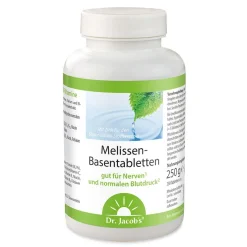 Dr.Jacob's Melissen-Basentabletten B-Vitamine Mineralstoffe Kalium Magnesium|Dr. Jacob's Discount