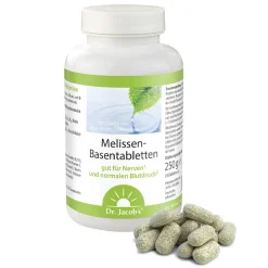 Dr.Jacob's Melissen-Basentabletten B-Vitamine Mineralstoffe Kalium Magnesium|Dr. Jacob's Discount