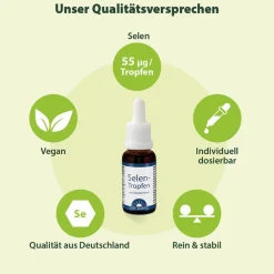 Dr. Jacob's Selen-Tropfen 55 mcg Natriumselenit 360 Tropfen vegan><noscript><img width=