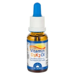 Dr. Jacob's Vitamin D3K2 Öl 800 IE/20 mcg D3+K2 640 Tropfen>Dr. Jacob's