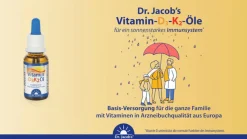Dr. Jacob's Vitamin D3K2 Öl 800 IE/20 mcg D3+K2 640 Tropfen><noscript><img width=