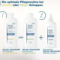 DUCRAY KELUAL SQUANORM Fresh Control Kopfhaut-Tonikum + DUCRAY Elution Ausgleichendes Shampoo 100 ml GRATIS><noscript><img width=