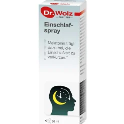 Einschlafspray Dr. Wolz, optimale Kombination mit Melatonin und Passionsblumenextrakt, ohne Konservierungsstoffe und Zucker, 30ml| Sale