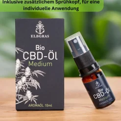 Elbgras Bio CBD Öl 20% - Vollspektrum Hanföl - CBD-Tropfen oder Spray - Cannabisöl - Deutsche Marke| Outlet