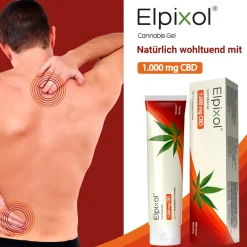 ® Cannabis Gel mit 1.000 mg CBD – Wärmesalbe|Elpixol Sale