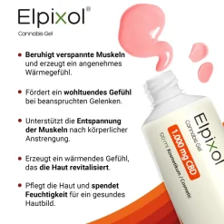 ® Cannabis Gel mit 1.000 mg CBD – Wärmesalbe|Elpixol Sale
