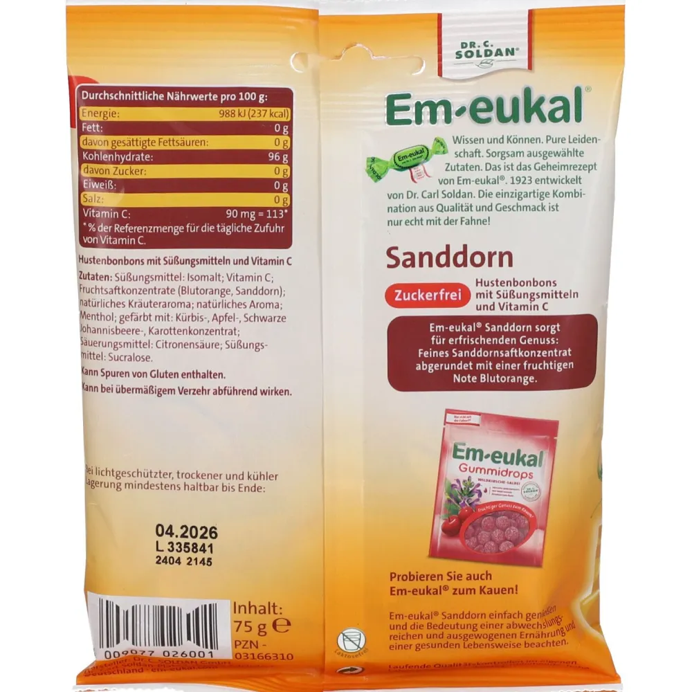 ® Bonbons Sanddorn zuckerfrei>Em-eukal Outlet