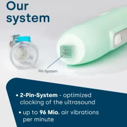 emmi-dent Ultraschallzahnbürste Metallic Pastellgrün><noscript><img width=