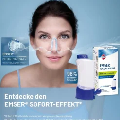 ® Nasendusche mit 4 Beuteln Nasenspülsalz>Emser Sale