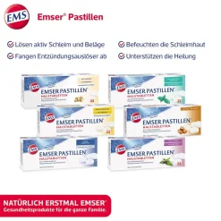 PASTILLEN® Halstabletten mit Ingwer zuckerfrei|Emser Best
