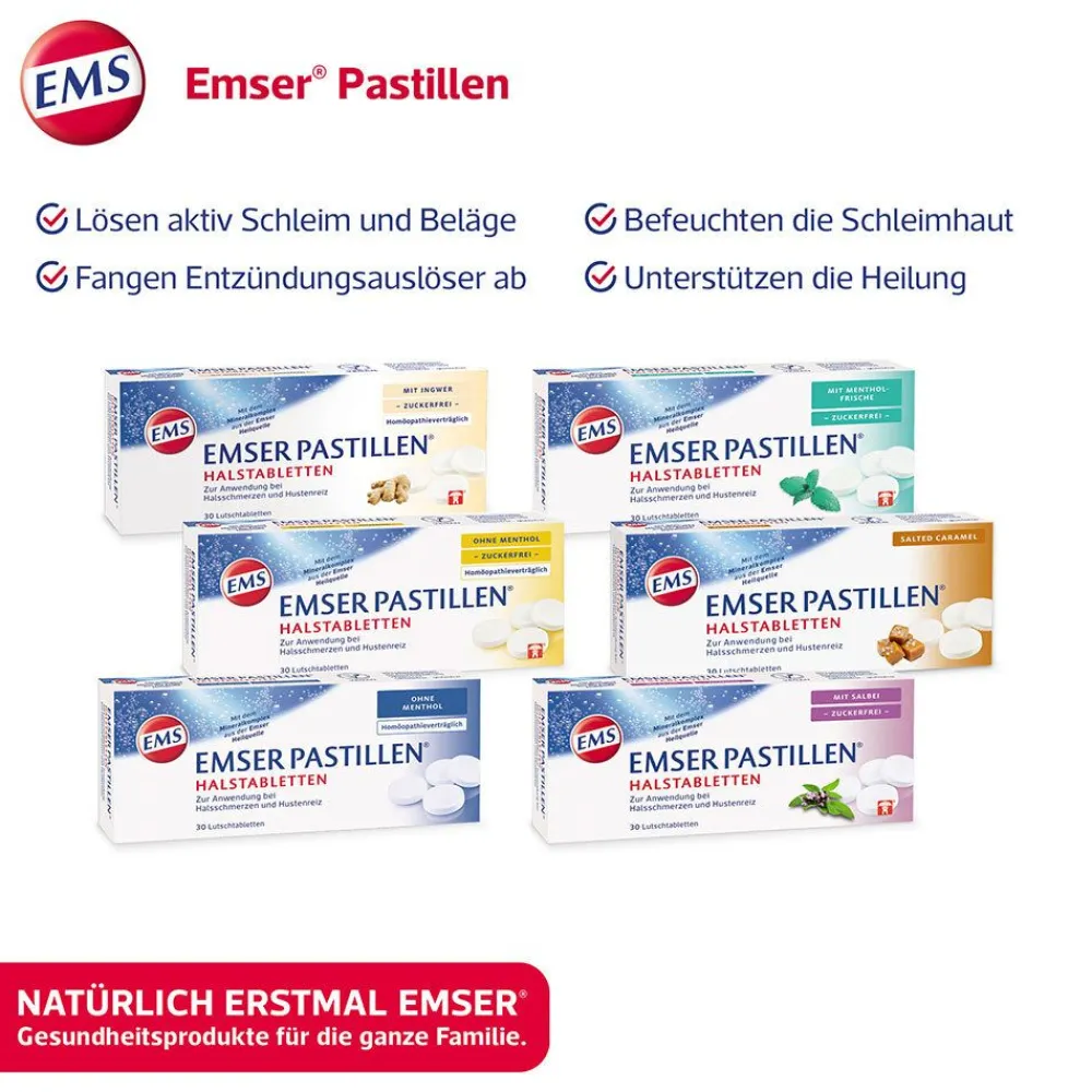 Pastillen® mit Mentholfrische zuckerfrei>Emser Outlet