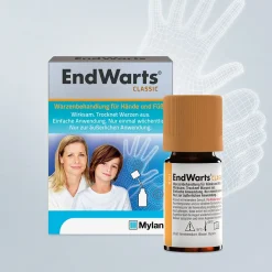 CLASSIC: Lösung mit Ameisensäure gegen Warzen und Dornwarzen, Warzenbehandlung für Hände und Füße|EndWarts Best