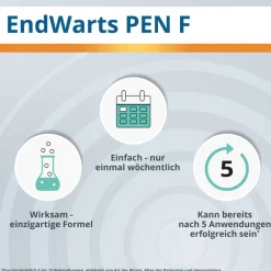 PEN F: Warzen entfernen, Warzenentferner mit Ameisensäure, zur Warzenentfernung, Stift für ca. 30 Behandlungen|EndWarts