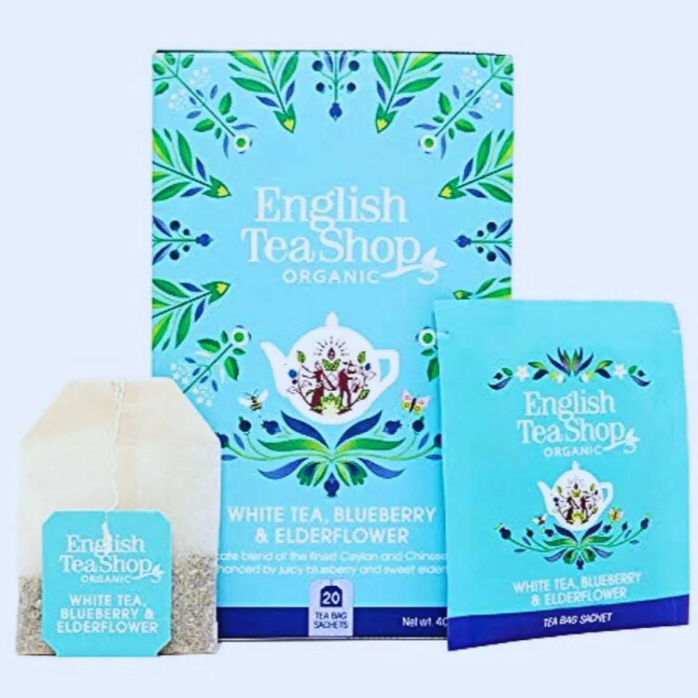 English Tea Company Weißer Tee mit Blaubeere & Holunderblüte| Best
