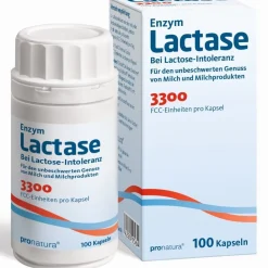Enzym Lactase - 3300 FCC / 100 Kapseln> Online