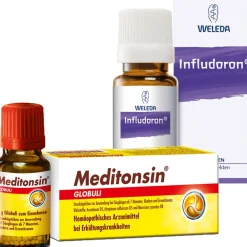 Erkältungsset Homöopathie Meditonsin® + Infludoron®| Outlet