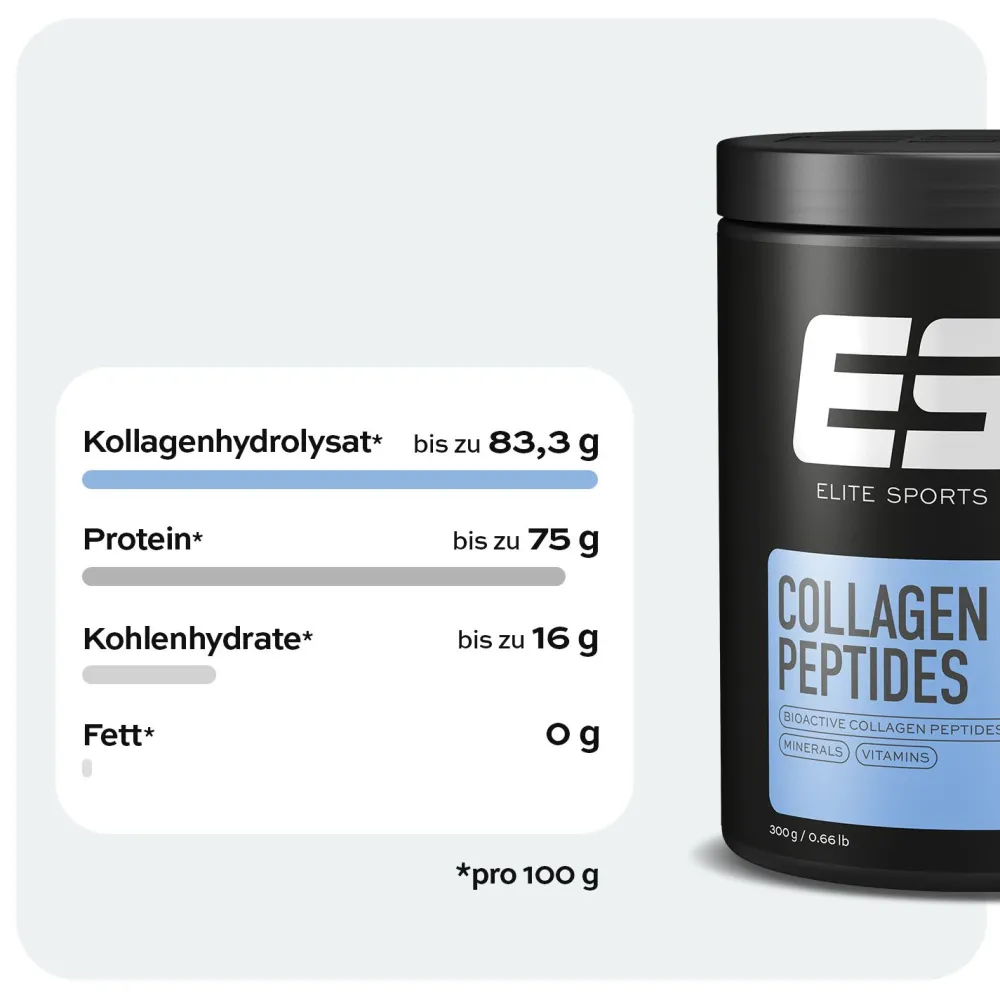 Collagen Peptides Pulver mit Kollagen, Vitaminen, Mineralstoffen|ESN Best