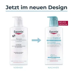 ® AtopiControl Beruhigende Reichhaltige Lotion beruhigt die Haut bei Neurodermitis - Jetzt 20 % mit dem Code 20 sparen|Eucerin Best