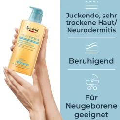 ® AtopiControl Dusch- und Badeöl - Jetzt 20 % mit dem Code 20 sparen|Eucerin Hot