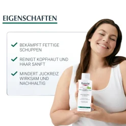 DermoCapillaire Anti-Schuppen Gel Shampoo – Haarpflege bei fettigen Schuppen & juckender Kopfhaut - Jetzt 20 % mit dem Code 20 sparen|Eucerin Clearance