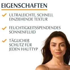 ® Hydro Protect Ultraleichtes Face Sun Fluid LSF 50+ - Jetzt 20 % mit dem Code 20 sparen>Eucerin Discount