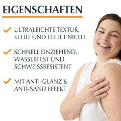® Oil Control Body Sun Dry Touch Gel-Creme LSF 30 – hoher Sonnenschutz mit ultra leichter Textur, Anti-Sand Effekt und Anti-Glanz Effekt - Jetzt 20 % mit dem Code 20 sparen|Eucerin Online
