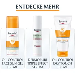 ® Oil Control Face Sun Gel-Creme LSF 30 – hoher Sonnenschutz mit 8 Stunden Anti-Glanz Effekt, auch für zu Akne neigende Haut - Jetzt 20 % mit dem Code 20 sparen|Eucerin Online