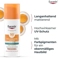 ® Oil Control Tinted Face Sun Gel-Creme mit LSF 50+ – getönter Sonnenschutz für fettige und unreine Haut – Mittel - Jetzt 20 % mit dem Code 20 sparen><noscript><img width=
