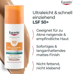 ® Oil Control Tinted Face Sun Gel-Creme mit LSF 50+ – getönter Sonnenschutz für fettige und unreine Haut – Mittel - Jetzt 20 % mit dem Code 20 sparen><noscript><img width=