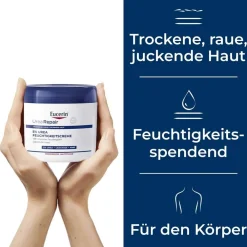 ® UreaRepair 5% Urea Feuchtigkeitscreme – Pflegecreme für trockene bis sehr trockene Haut - Jetzt 20 % mit dem Code 20 sparen|Eucerin
