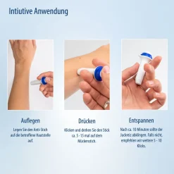 Evolsin® Anti Stich zur Behandlung von Insektenstichen OHNE Chemie & Hitze I elektrischer Insektenstichheiler lindert Juckreiz & Schwellungen><noscript><img width=