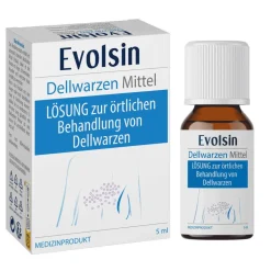 Evolsin® Dellwarzen Mittel I Für Erwachsene & Kinder ab 2 Jahren I Dellwarzen Behandlung mit Ätzkali> Discount