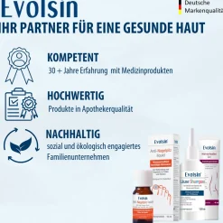 Evolsin® 120ml Läuseshampoo & Läusekamm –  bei Befall von Nissen & Kopfläusen  – Läusemittel schonend für die Kopfhaut><noscript><img width=