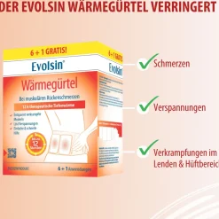 ® Wärmegürtel – Wärmeumschläge zur Linderung muskulärer Rückenschmerzen|Evolsin Discount