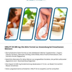 ExVital GmbH - Virility Ex - Performance-Kapseln für Ihn| Online