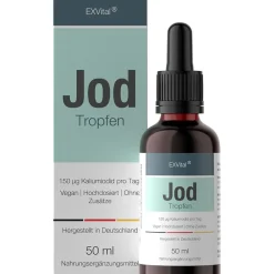 EXVital® Jod Tropfen, hochdosiertes Kaliumiodid| New