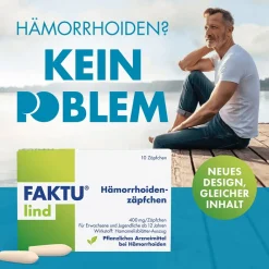 Lind Hämorrhoidenzäpfchen - bei Jucken, Nässen, Brennen, Entzündungen, kleinen Blutungen, 25 Stk,  als Zäpfchen ideal für die Anwendung in der Nacht><noscript><img width=