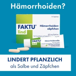 Lind Hämorrhoidenzäpfchen - bei Jucken, Nässen, Brennen, Entzündungen, kleinen Blutungen, 25 Stk,  als Zäpfchen ideal für die Anwendung in der Nacht><noscript><img width=