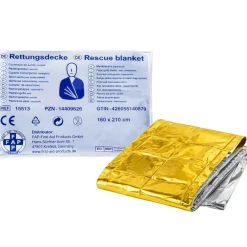 FAP First Aid Products - Erste-Hilfe Rettungsdecke 160 x 210 cm – Gold/Silber> Sale