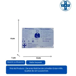 FAP First Aid Products - Erste-Hilfe Rettungsdecke 160 x 210 cm – Gold/Silber><noscript><img width=