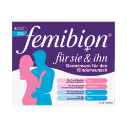 Femibion für Sie & Ihn – Tabletten zur Unterstützung bei Kinderwunsch - Jetzt 20% mit dem Code femibion20 sparen>Femibion Schwangerschaft 1