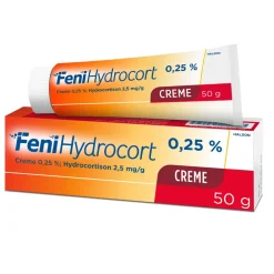 Creme 0,25 %, Hydrocortison 2,5 mg/g, , wirksam bei Hautentzündungen|Fenihydrocort Sale