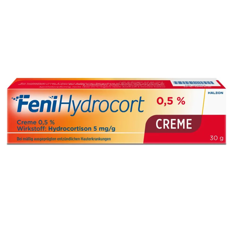 Creme 0,5 %, Hydrocortison 5 mg/g, wirksam bei Hautentzündungen>Fenihydrocort Discount