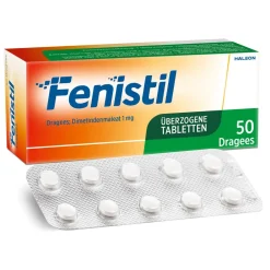 Dragees, Dimetindenmaleat 1 mg/Tablette, Antiallergikum>Fenistil Clearance