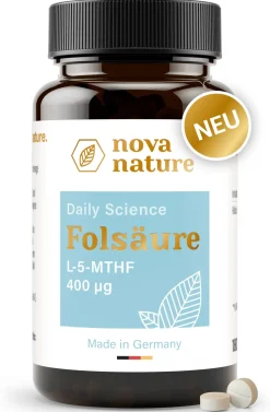 Folsäure bioaktiv - von NovaNature®>nova nature Clearance