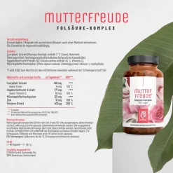 Folsäure Komplex Mönchspfeffer hochdosiert Eisen Zink 90 vegan Kapseln Mutterfreude ®><noscript><img width=