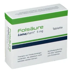 Folsäure Lomapharm 5mg Tabletten><noscript><img width=